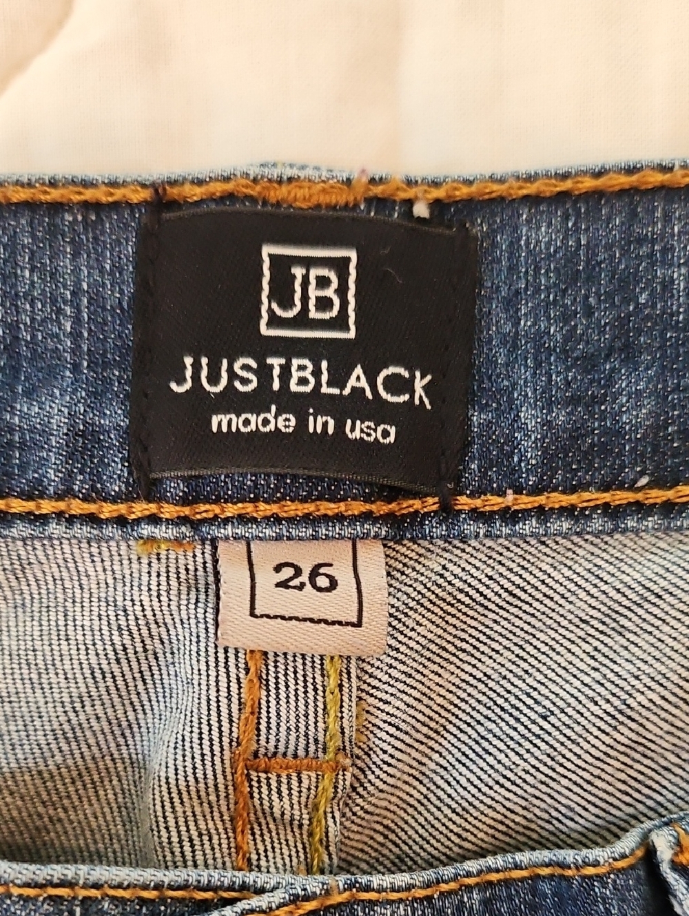 JustBlack Distressed Boyfriend Straight Leg Jeans - Size 26 - Picture 7 of 8